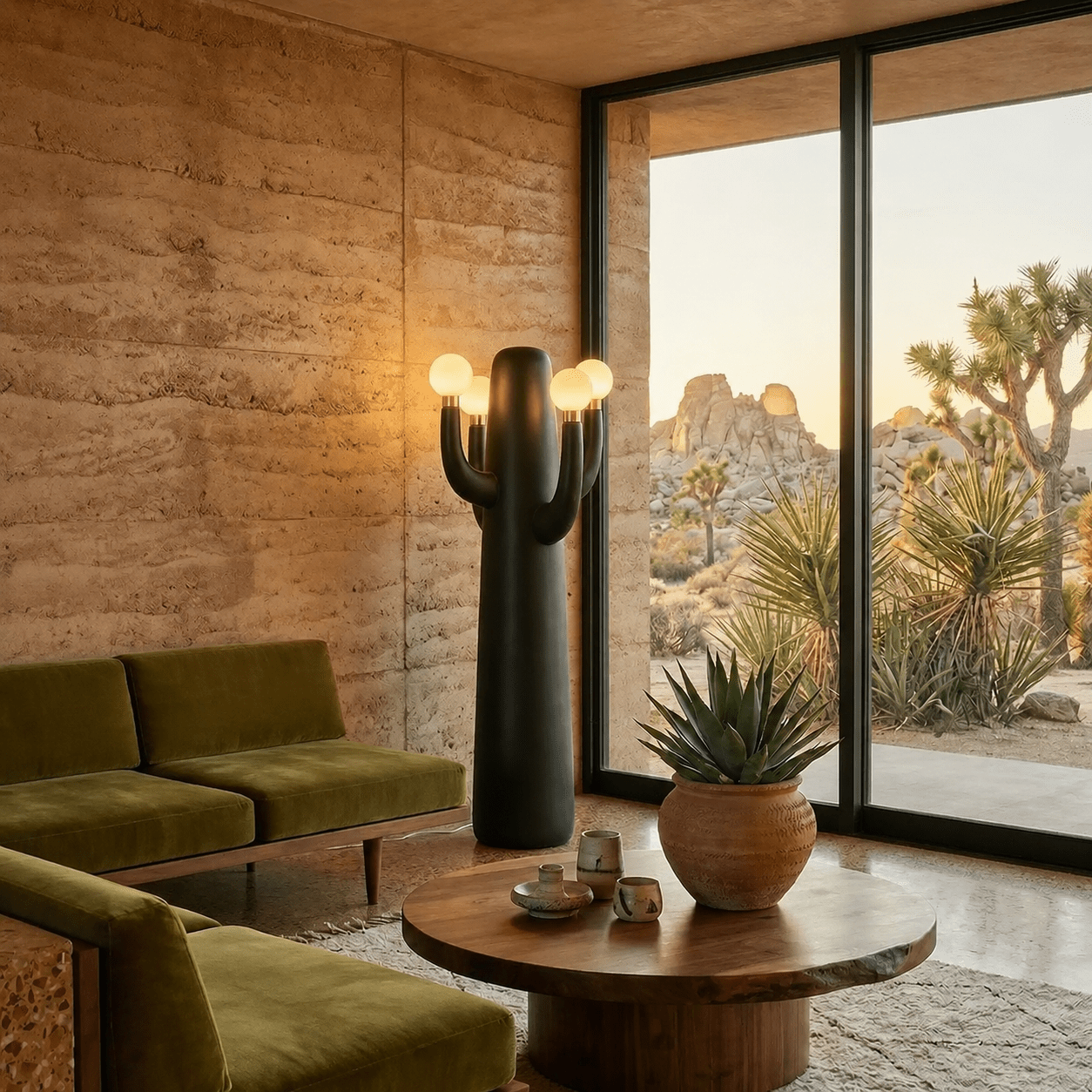 Solenna Art Cactus Floor Lamp