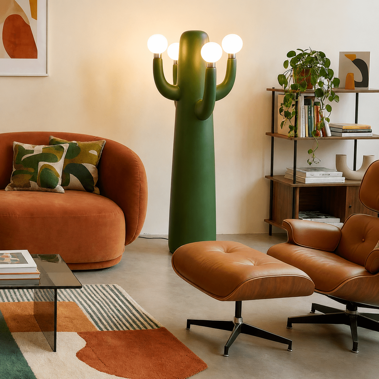 Solenna Art Cactus Floor Lamp