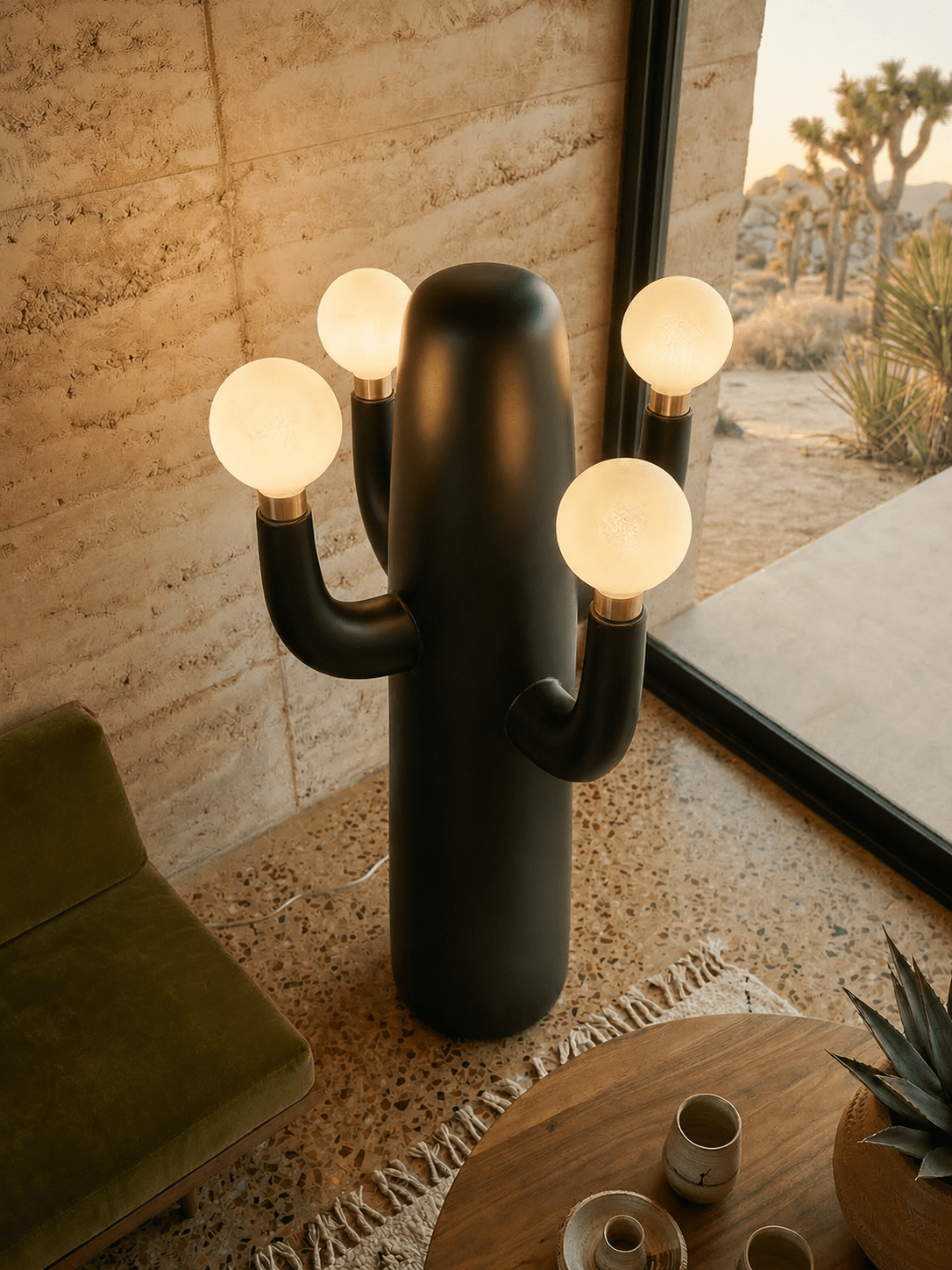 Solenna Art Cactus Floor Lamp
