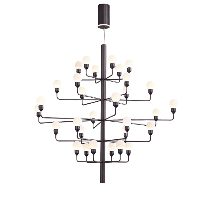 Alberaine Tiered Alabaster Globe Chandelier