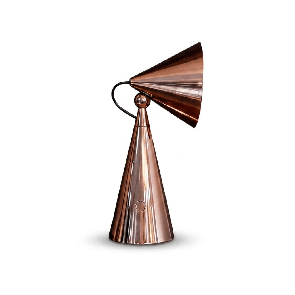 Rechargeable Cone Table Lamp