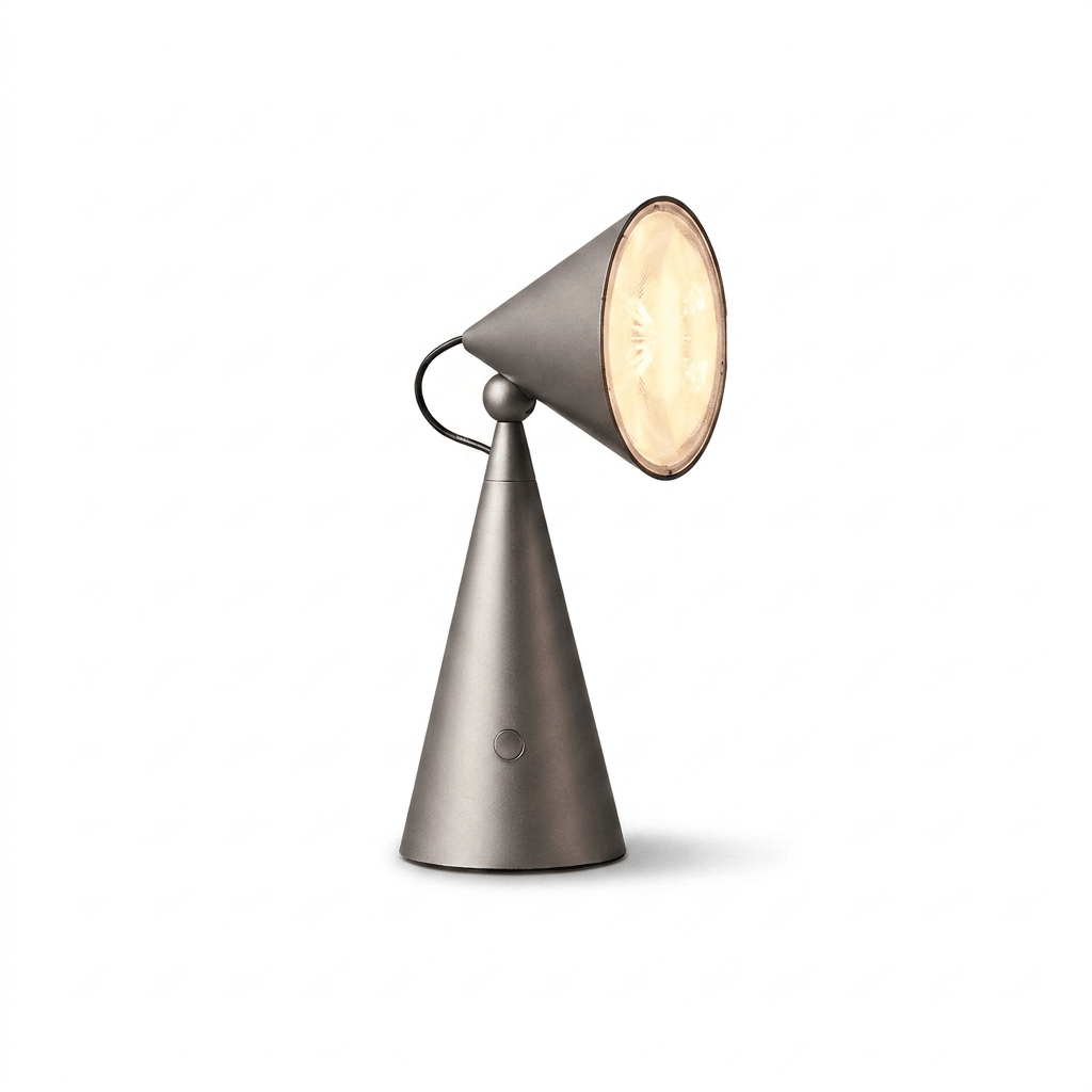 Rechargeable Cone Table Lamp