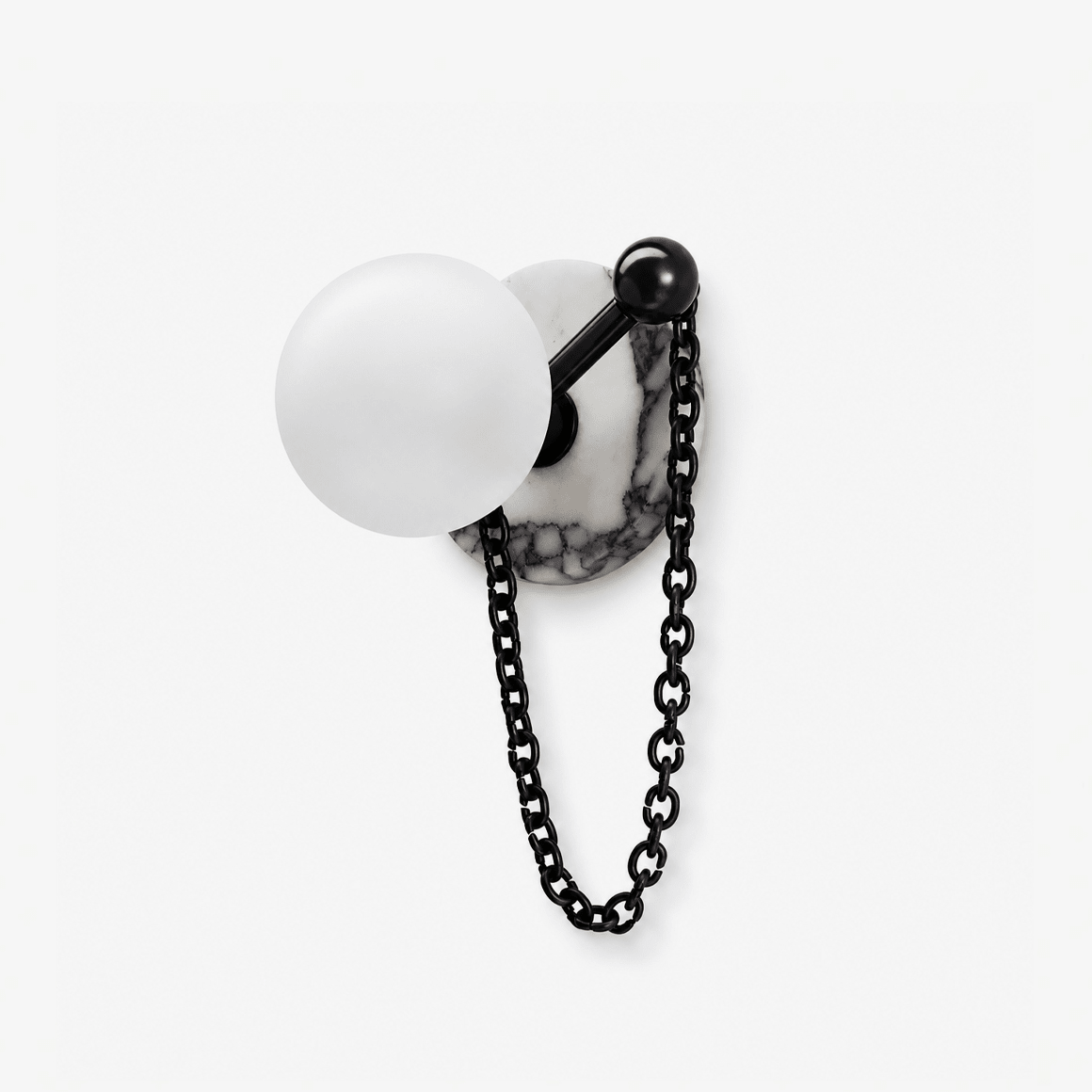 Petelise Marble Globe Wall Sconce