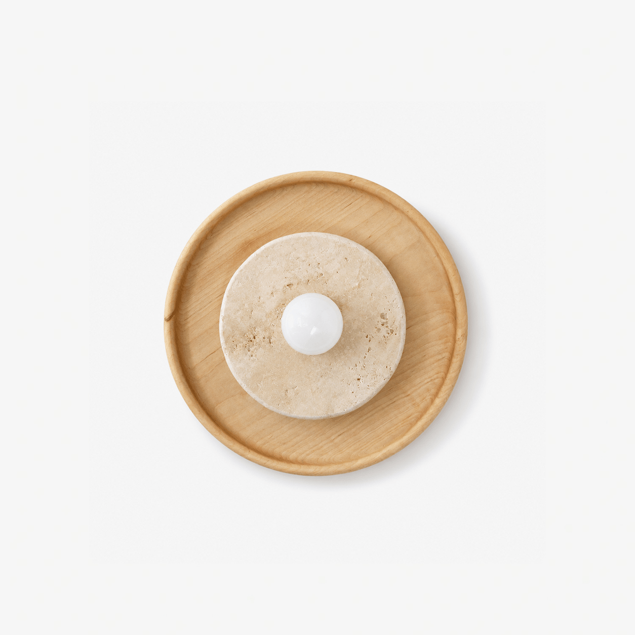 Valinine Travertine Wall Sconce