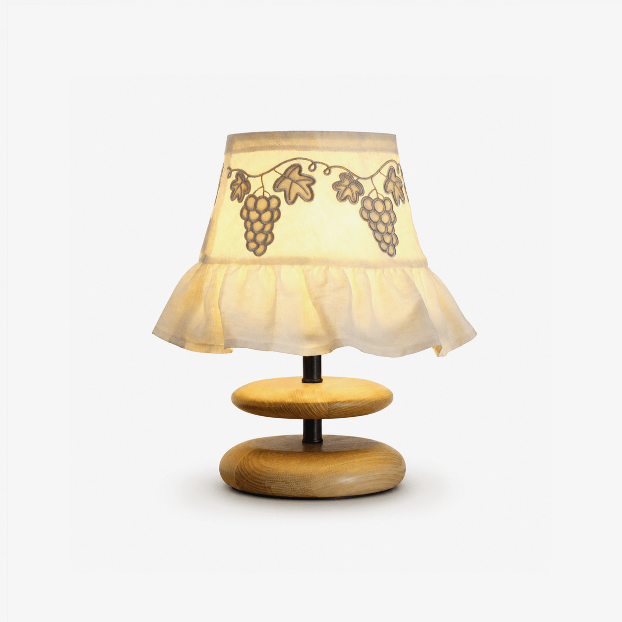 Grape Embroidery Table Lamp