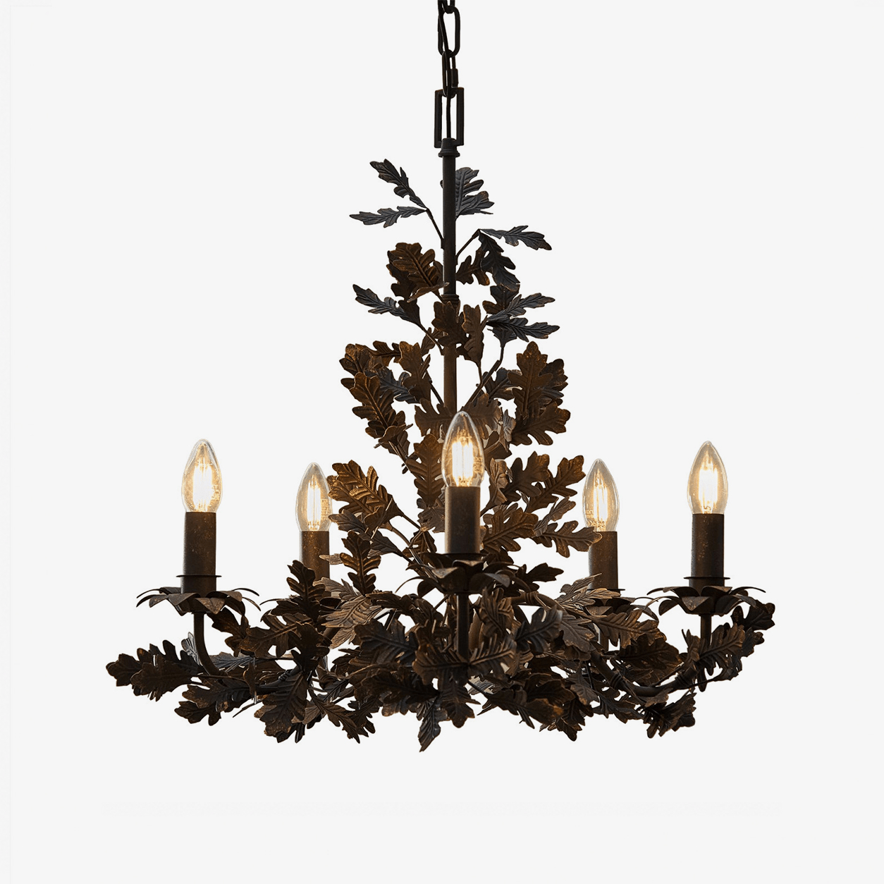 Syleeon Thicket Oak Leaf Chandelier