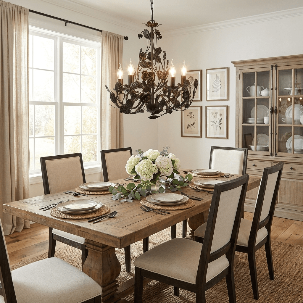 Vireliane Wrought Iron Chandelier