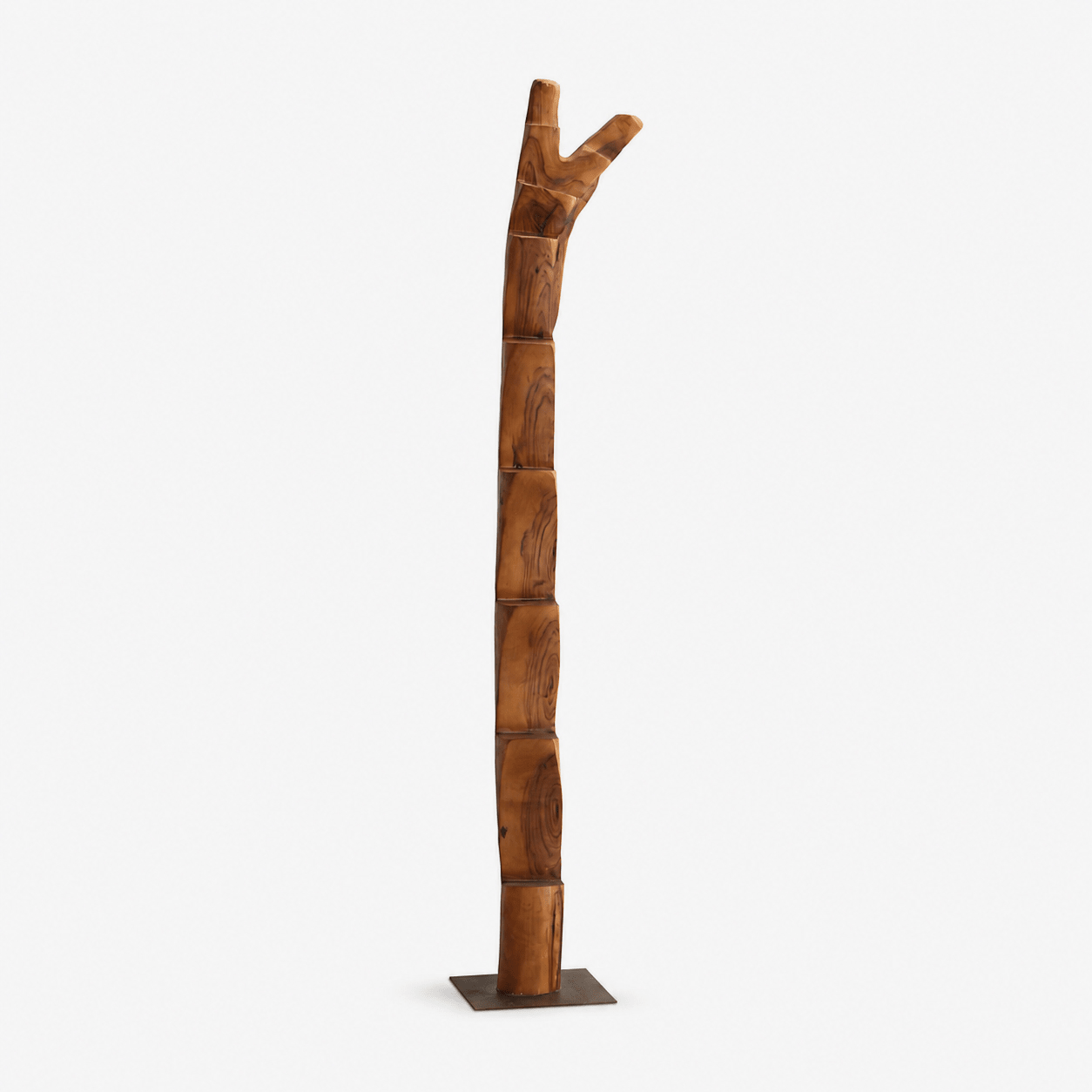 Wooden Branch Candle Tower