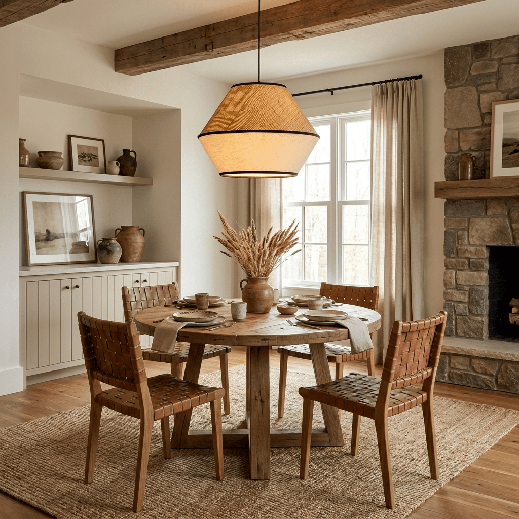 Linen Pendant Light