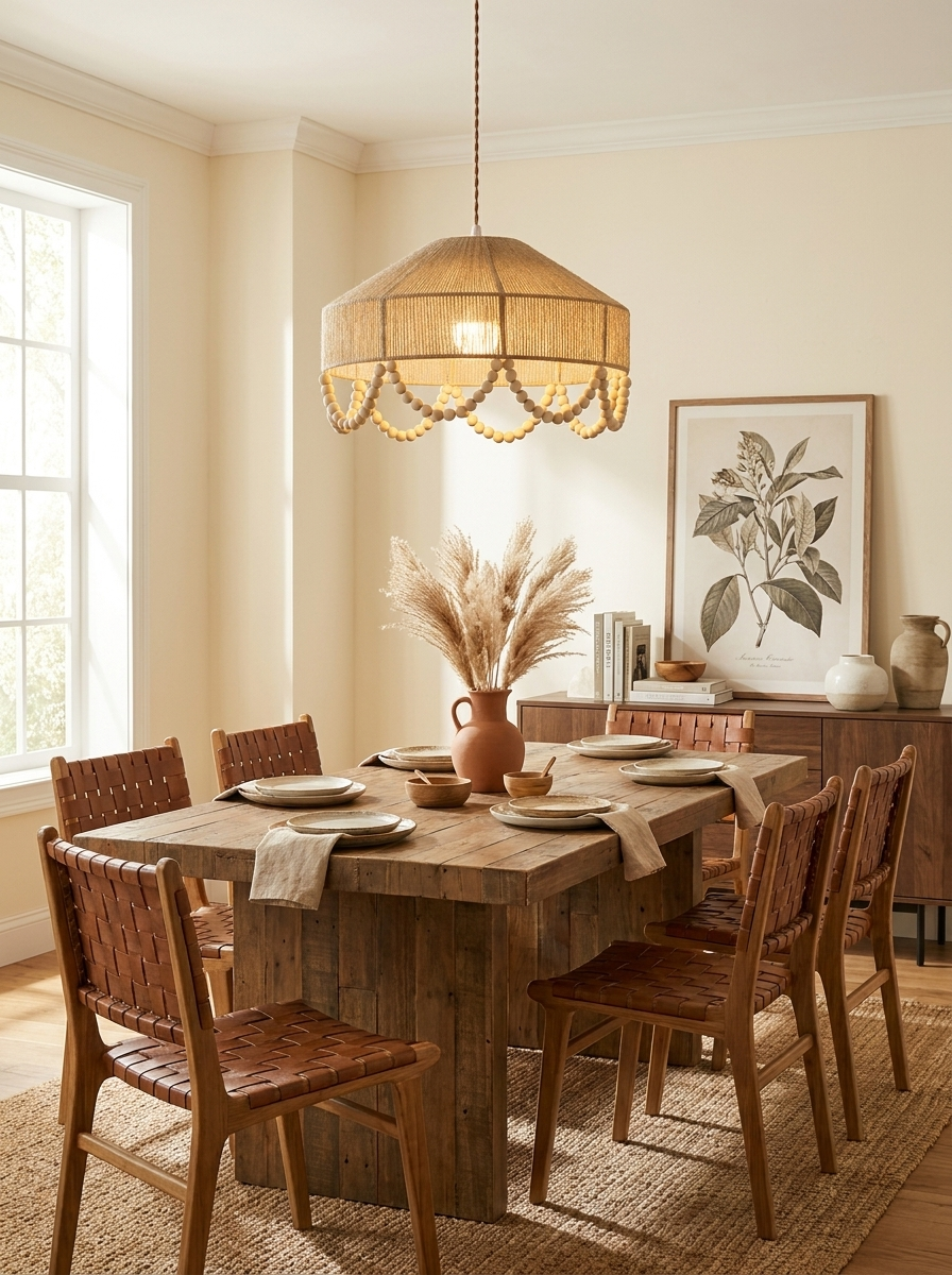 Southvale1 Hemp Rope Pendant Lamp