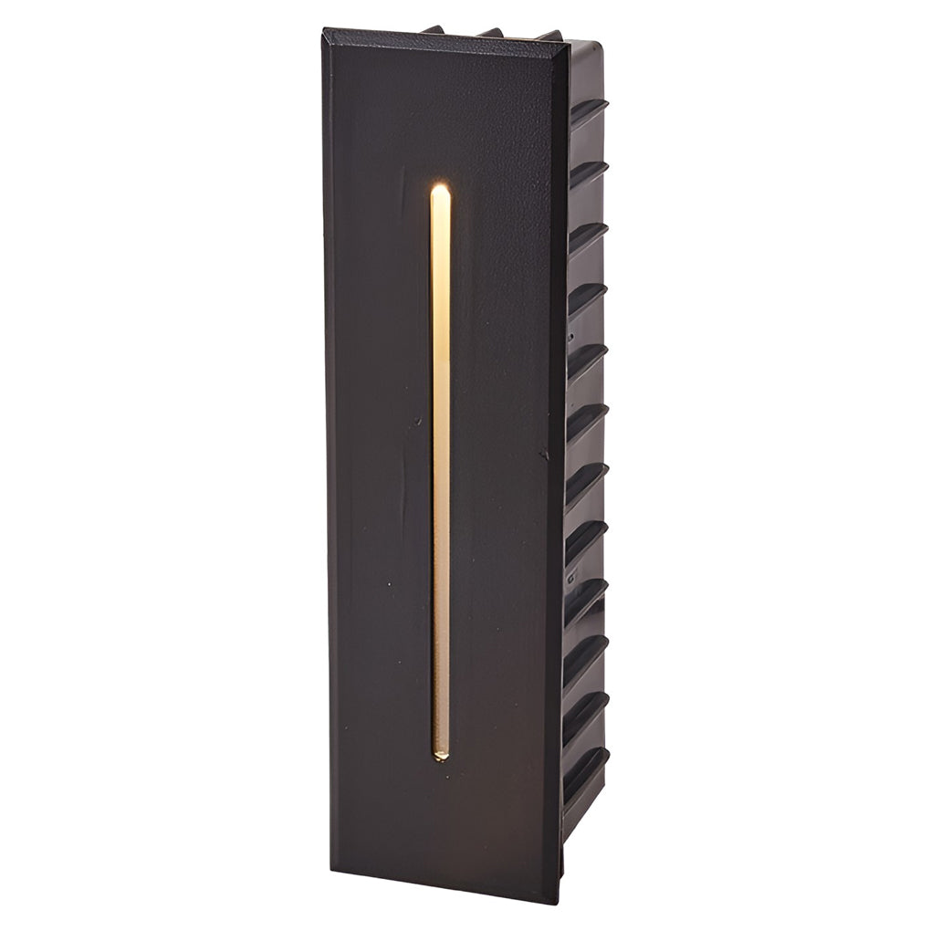 Kingly Industrial Rectangle Stair Aluminum Outdoor Wall Lights