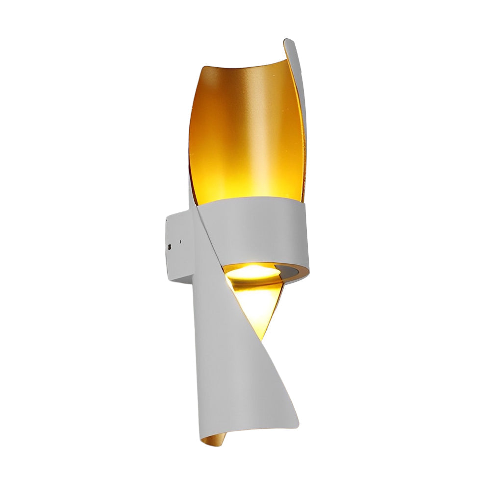Wever Spiral Aluminum Outdoor Wall Mounted Light