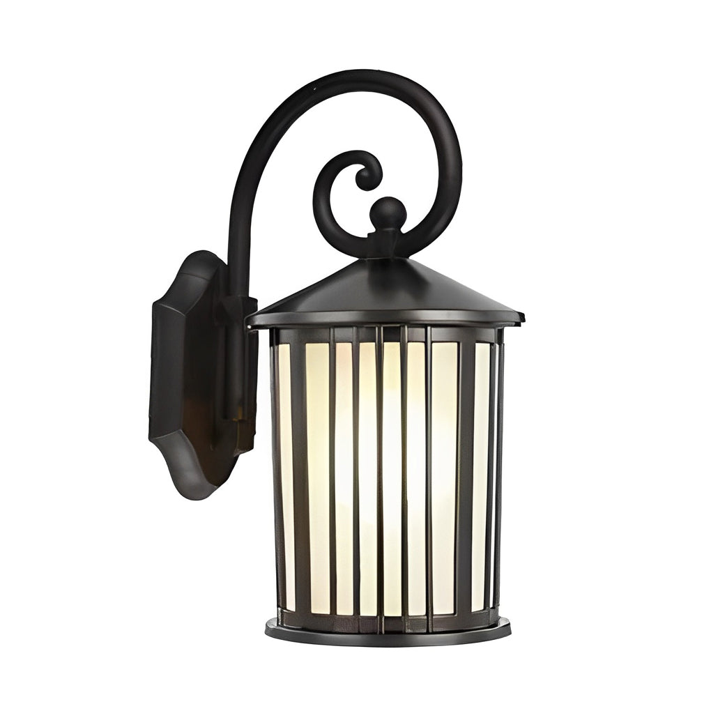 Joseph Striped Retro Aluminum Outdoor Wall Lights
