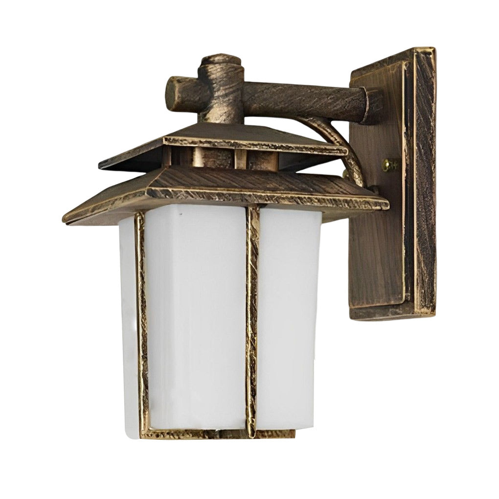 Great Vintage European Aluminum Outdoor Wall Sconces