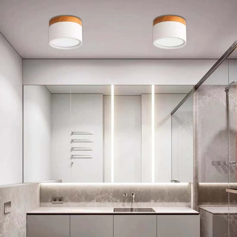 Valentina Modern Cylindrical /Acrylic Flush Mount Ceiling Light Hallway