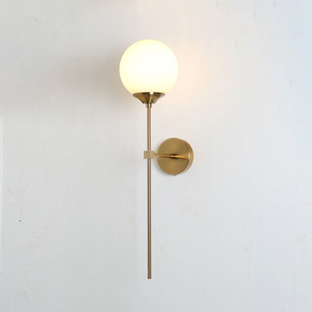 Valentina Modern Globe Glass Wall Lamp