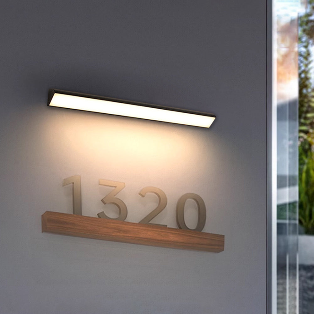 Arisha Modern Tri-Prism Acrylic Waterproof Outdoor Wall Lamp