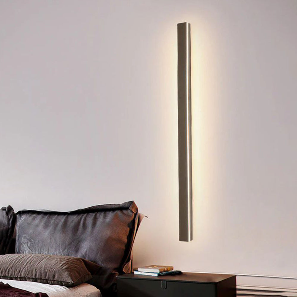 Arisha Sleek Minimalist Rimless Linear Outdoor Wall Light