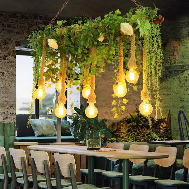 Ritta Natural Decorative Glass Pendant Light