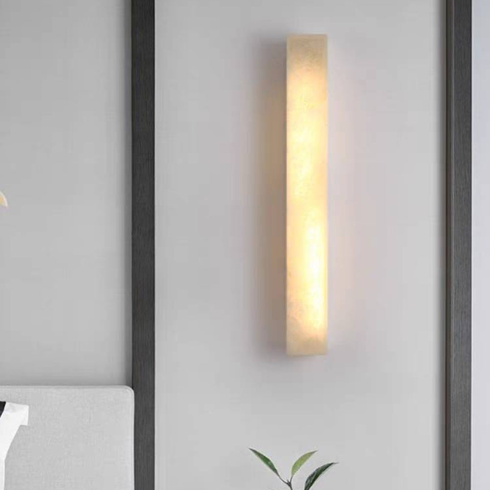 Arisha Modern Rectangular Marble Outdoor Wall Lamp