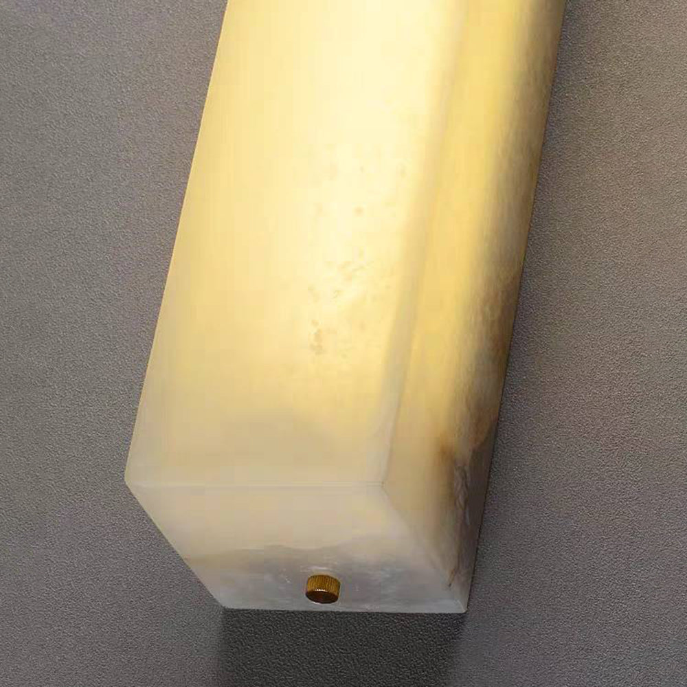 Arisha Modern Rectangular Marble Outdoor Wall Lamp