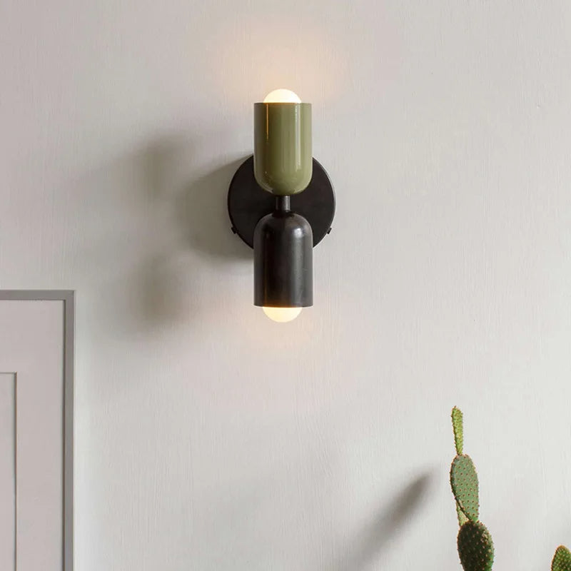 Valentina Modern Art Decoration Double-Headed Colorful Wall Light