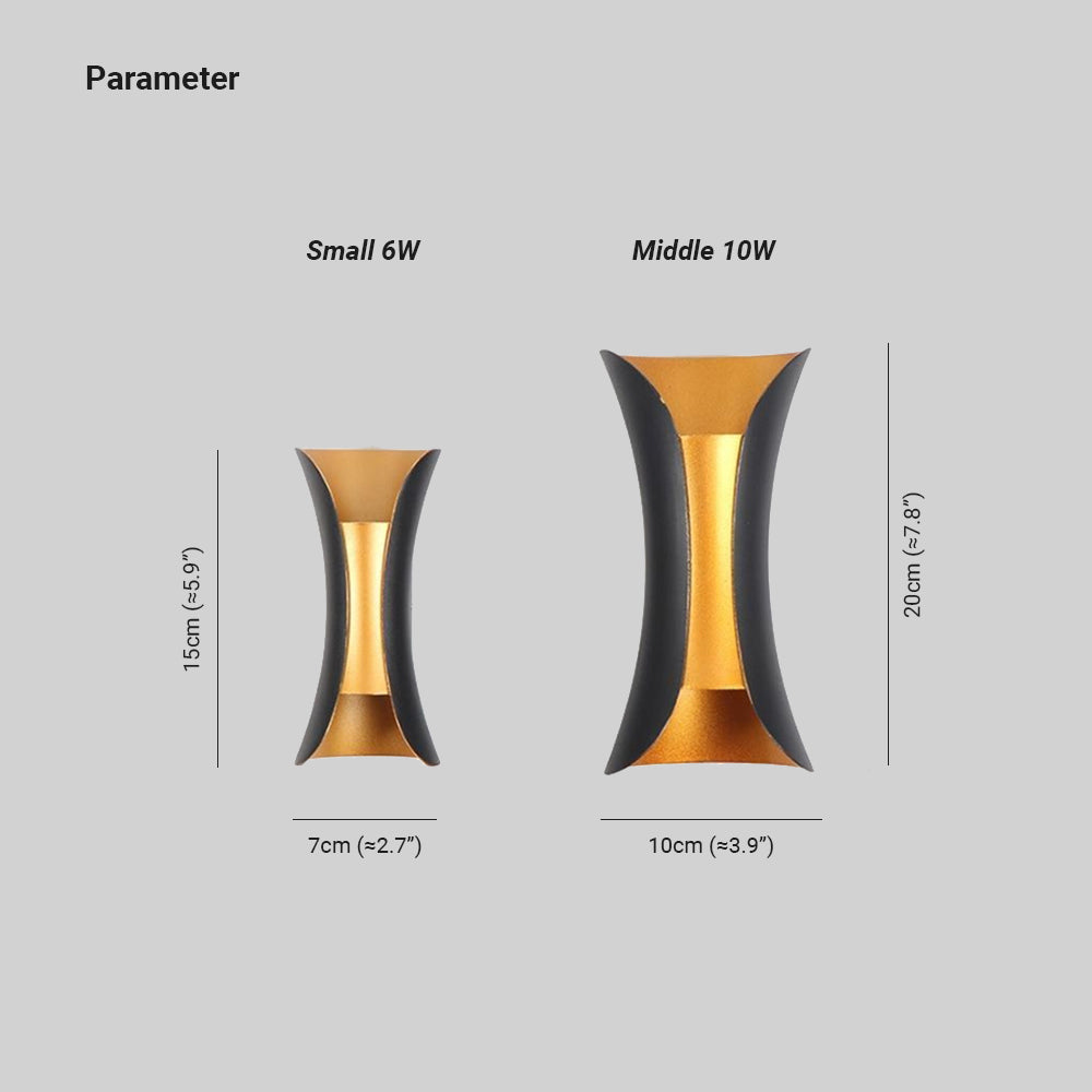 Ray Modern LED Outdoor Wall Light Garden Corridor