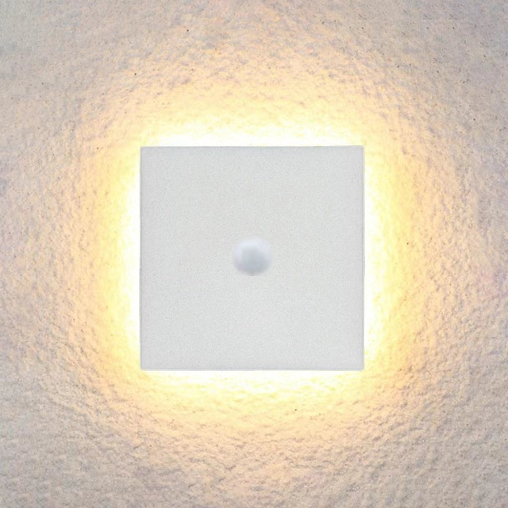 Ray Minimalist Round Square Outdoor Wall Lamp LED