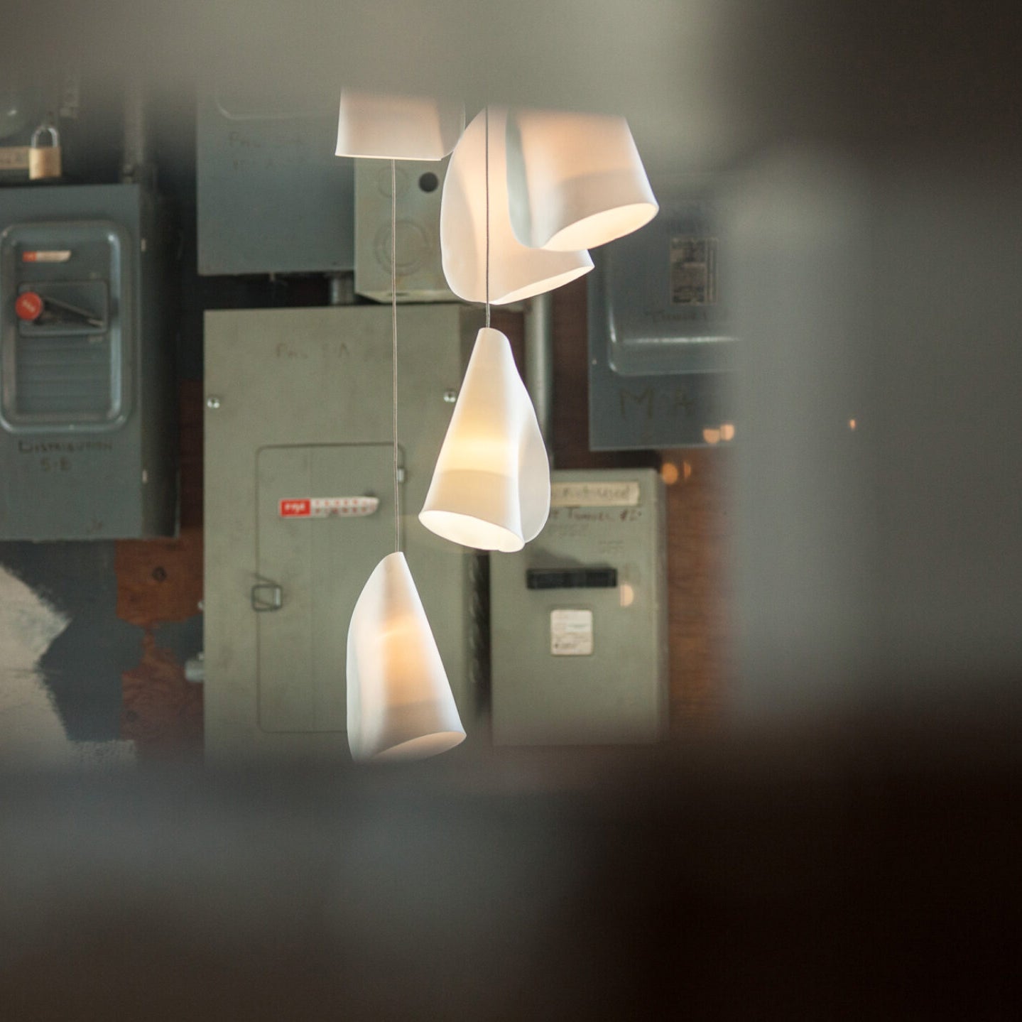 Olshaion Geometric Ceramic Pendant Light