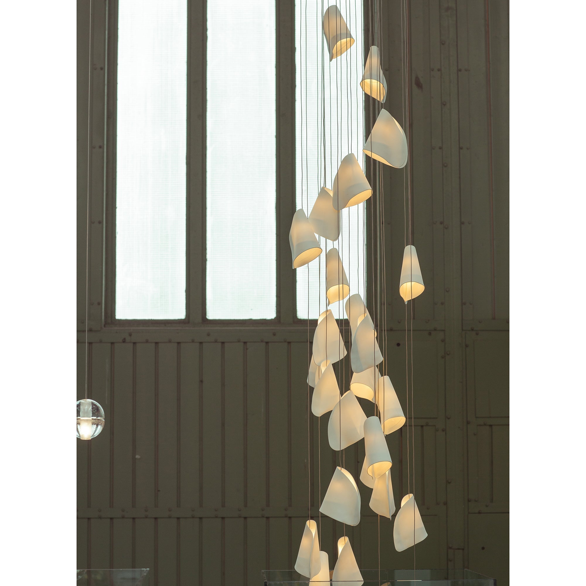 Olshaion Geometric Ceramic Pendant Light