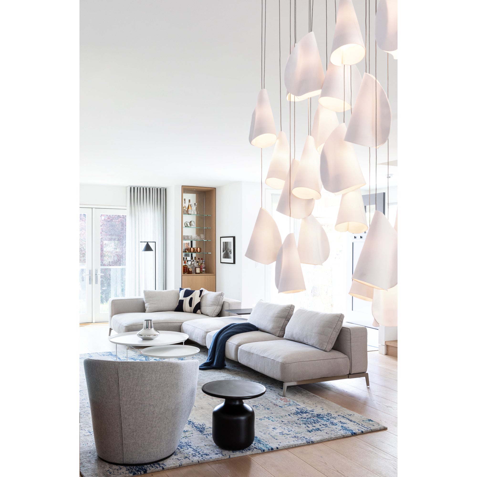 Olshaion Geometric Ceramic Pendant Light