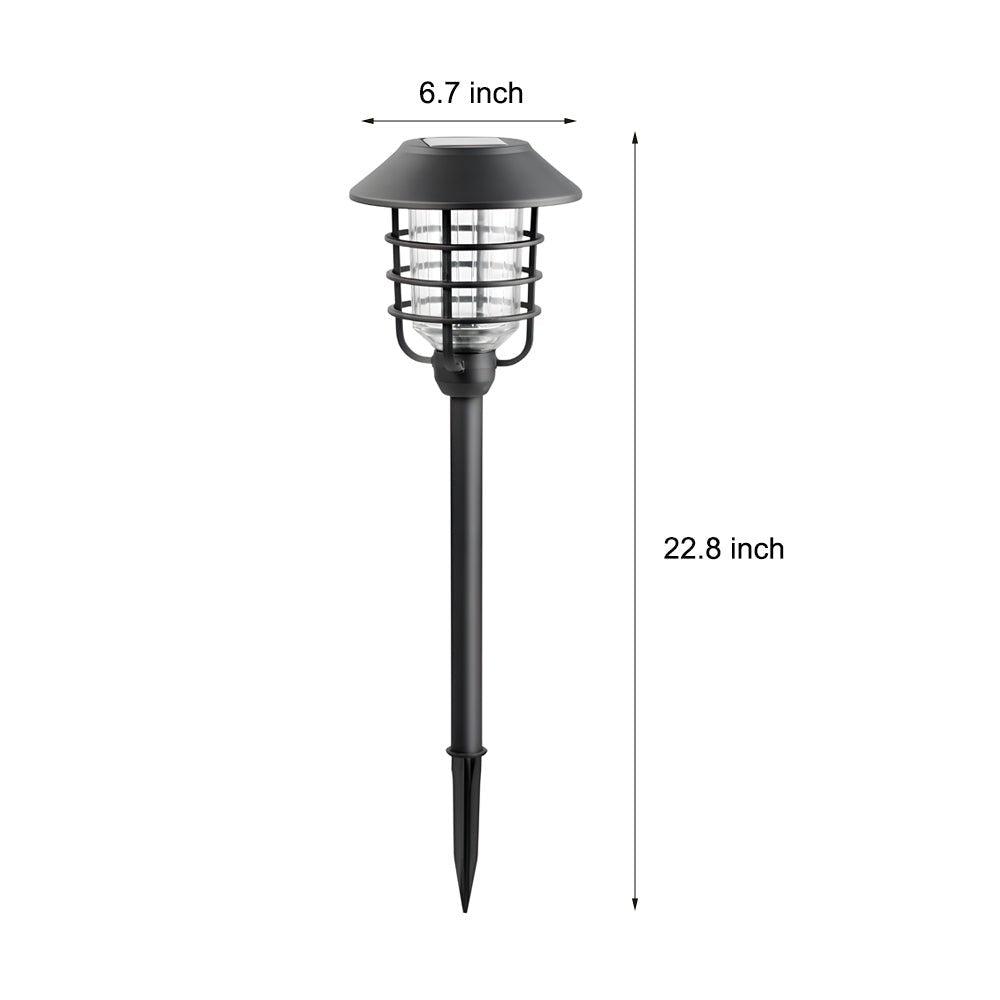 Kody Solar Hat Lampshade Steel Outdoor Pathway Lights