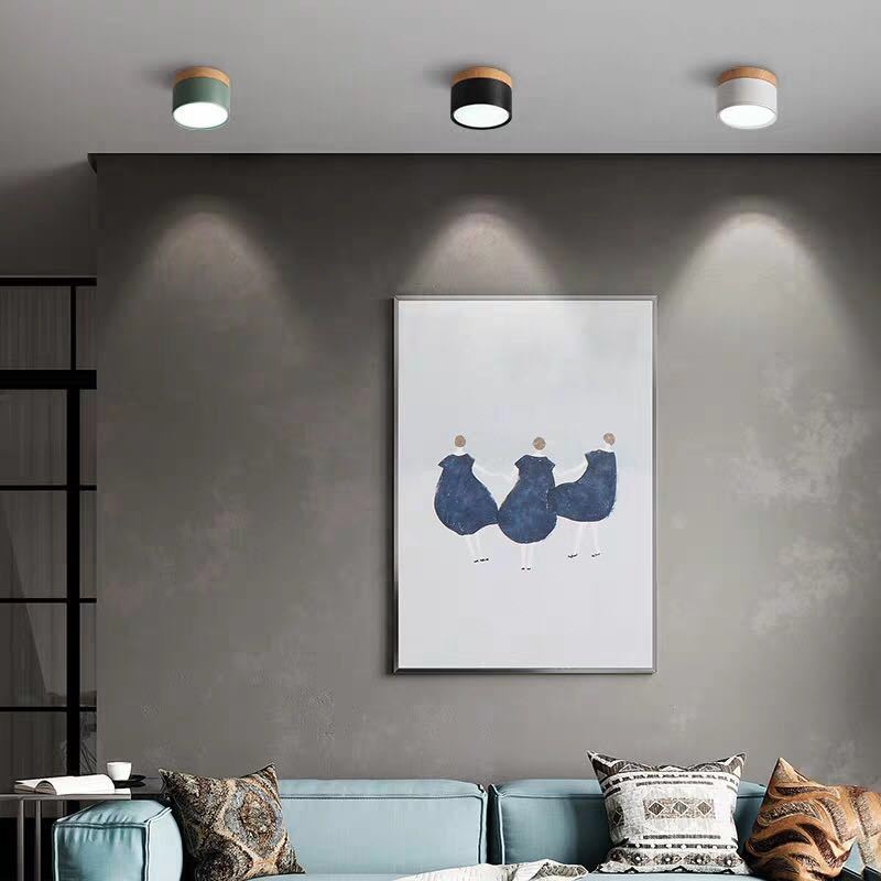 Valentina Modern Cylindrical /Acrylic Flush Mount Ceiling Light Hallway