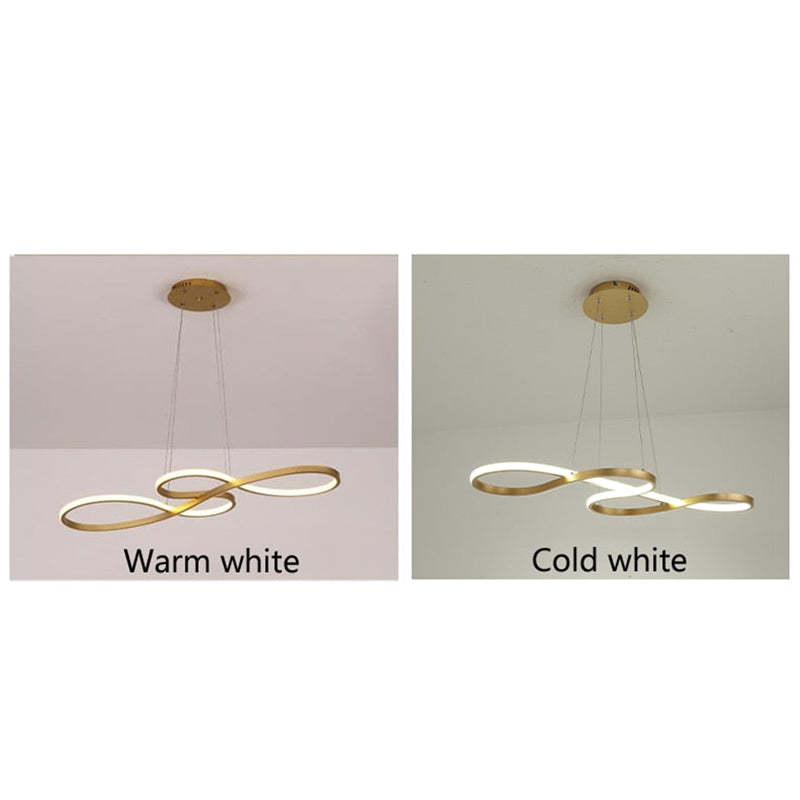 Arisha Modern Chandelier Linear Pendant Light Dining Room