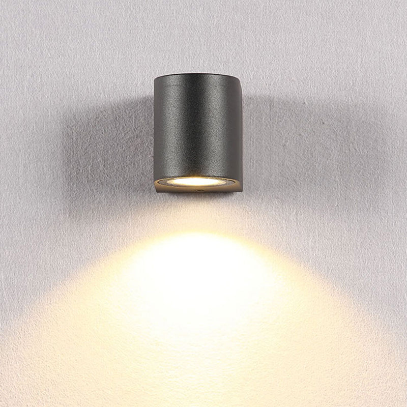 Ray Minimalist Square Outdoor Wall Lamp