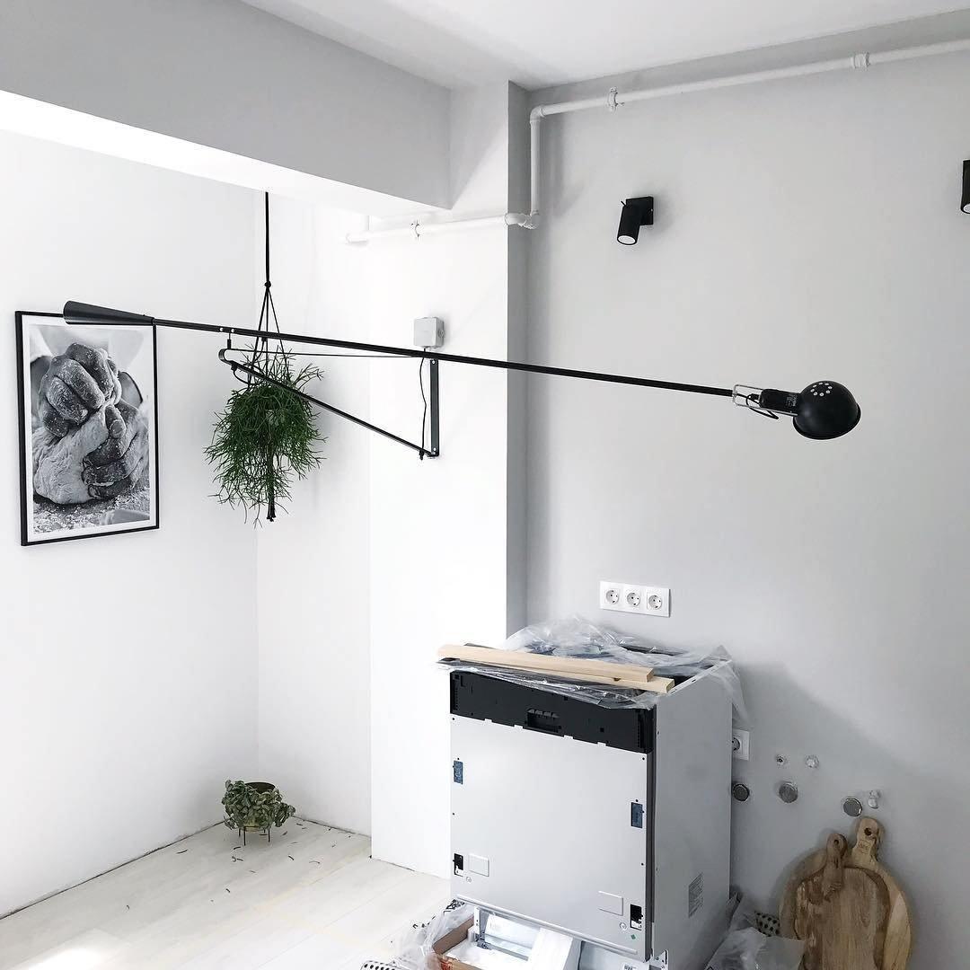 Vellaro Long Swing Arm Wall Lamp