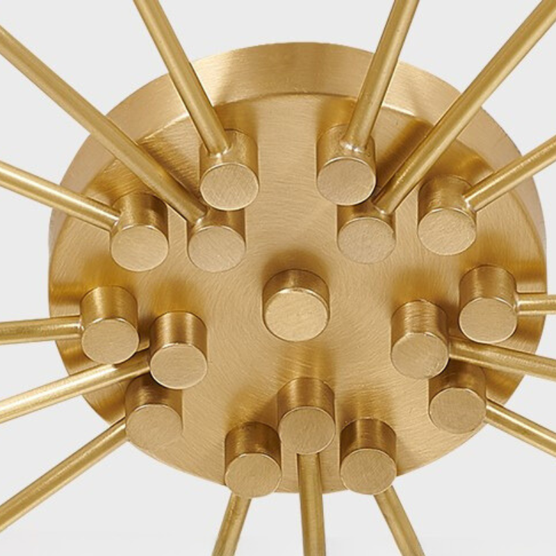 Arisha Art Deco Starry Glass Flush Mount Ceiling Light