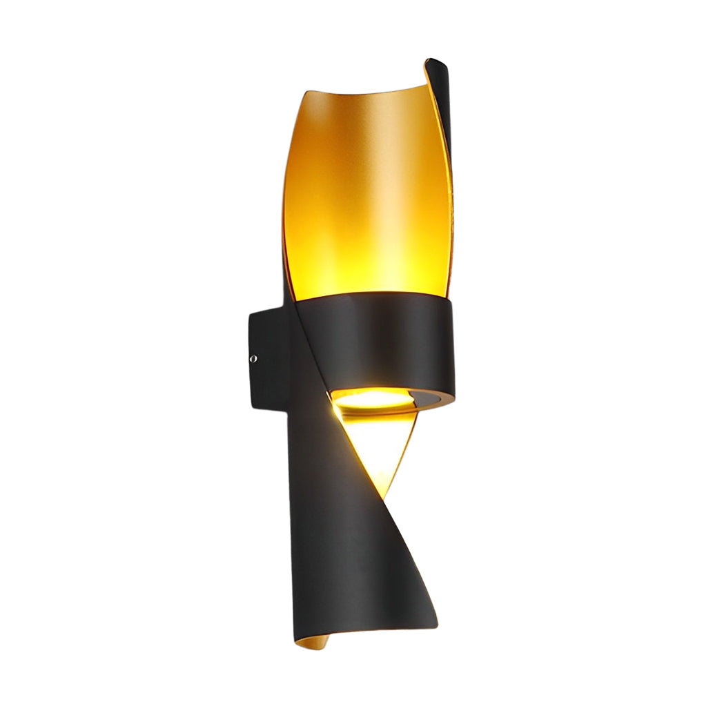 Wever Spiral Aluminum Outdoor Wall Mounted Light