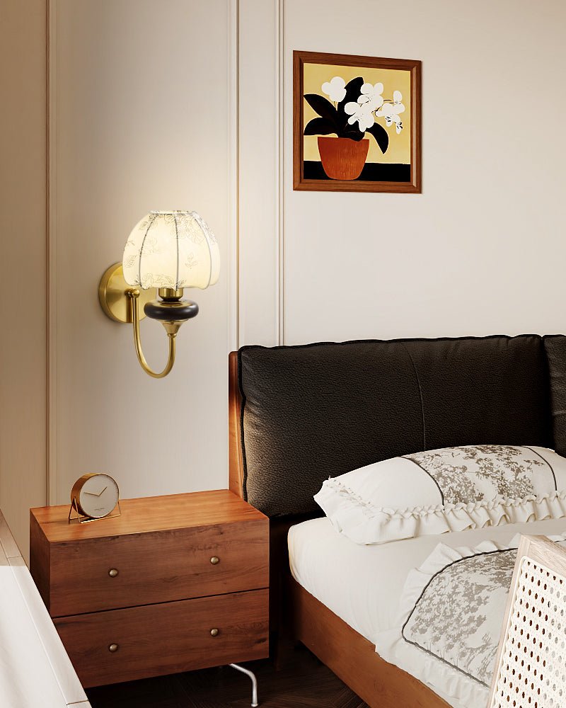 Zorvyn Floral Wall Sconce