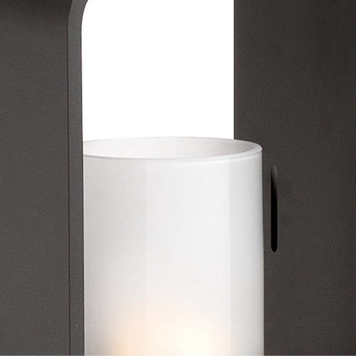 Ray Minimalist Metal Cuboid Candle Outdoor Floor Light