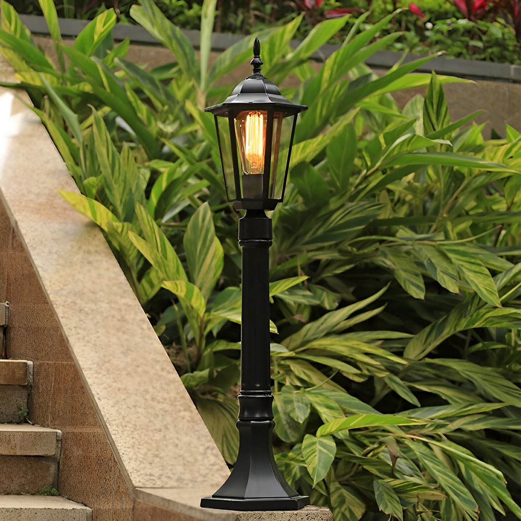 Gemsne Elegant Traditional Aluminum Outdoor Post Path Light