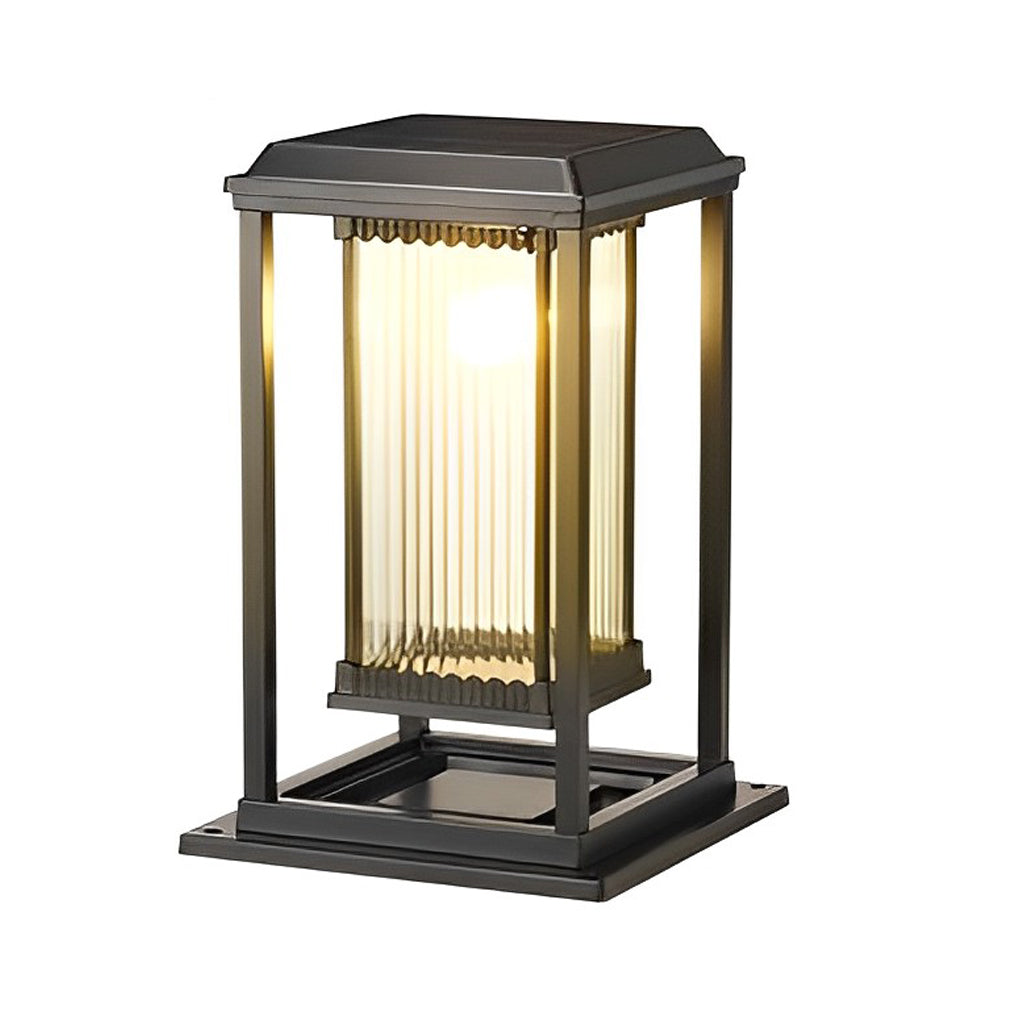 Hadley Lawn Ribbed Aluminum Outdoor Pathway Lights