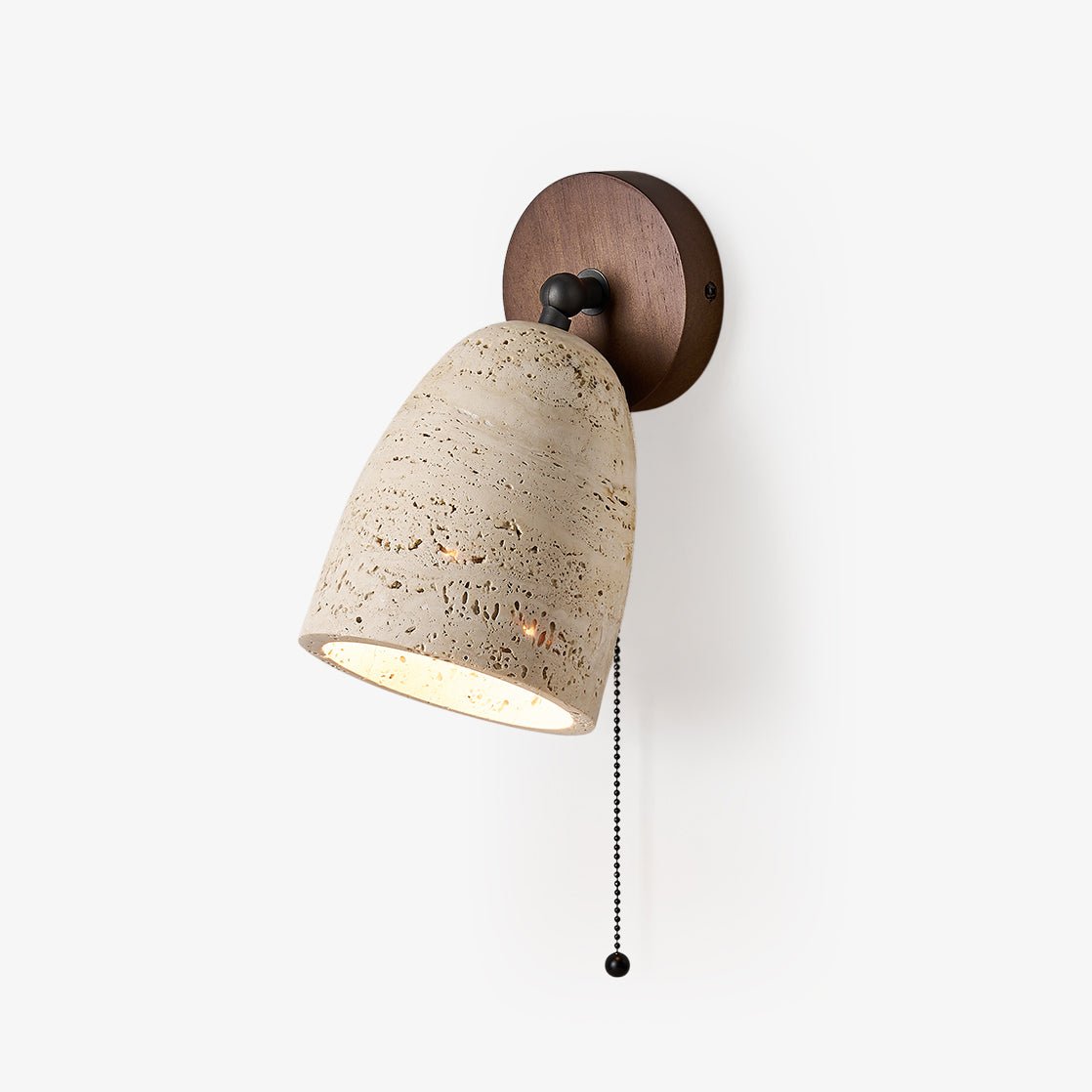 Valeholt Travertine Pivoting Sconce