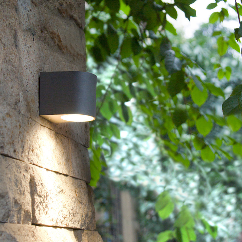 Ray Minimalist Square Outdoor Wall Lamp