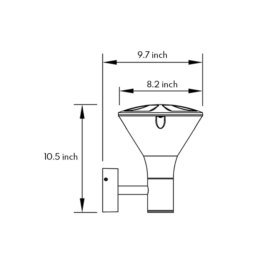 Verica Modern Minimalist Aluminum Outdoor Wall Lights