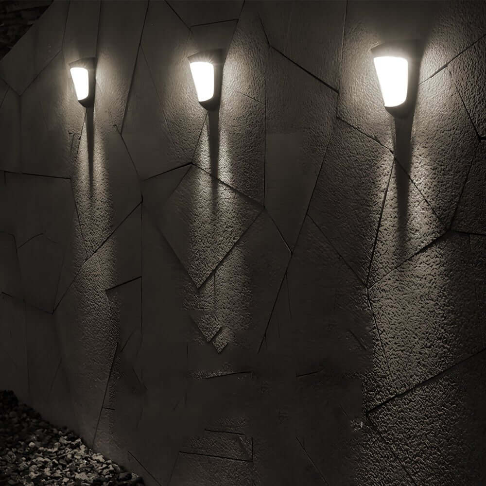 Chief Geometric Unique LED Solar ABS Outdoor Fence Lights