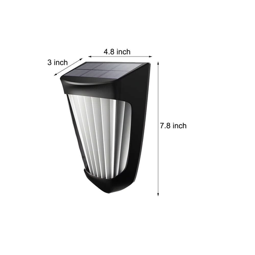 Chief Geometric Unique LED Solar ABS Outdoor Fence Lights