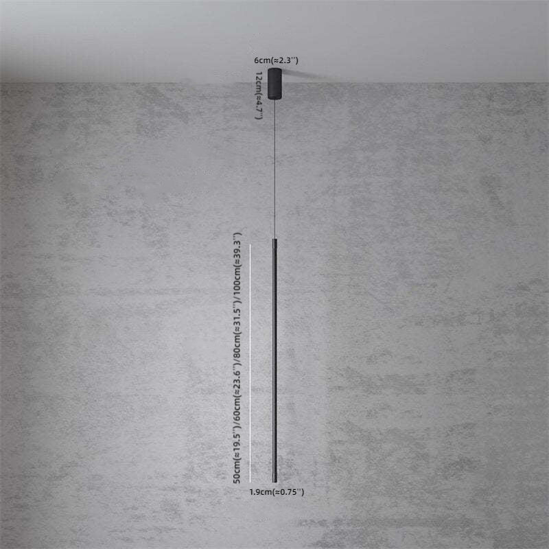 Arisha Minimalist Linear Acrylic Pendant Light