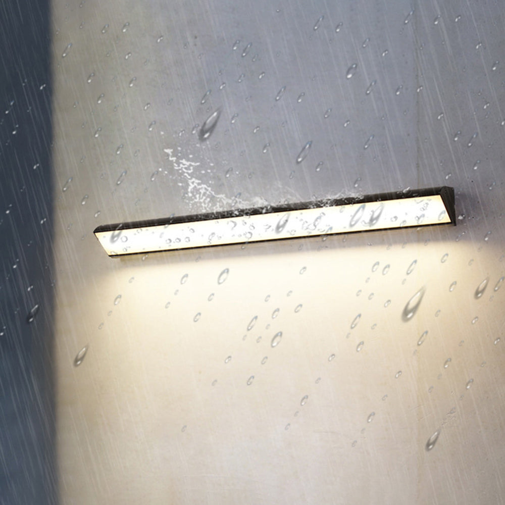 Arisha Modern Tri-Prism Acrylic Waterproof Outdoor Wall Lamp