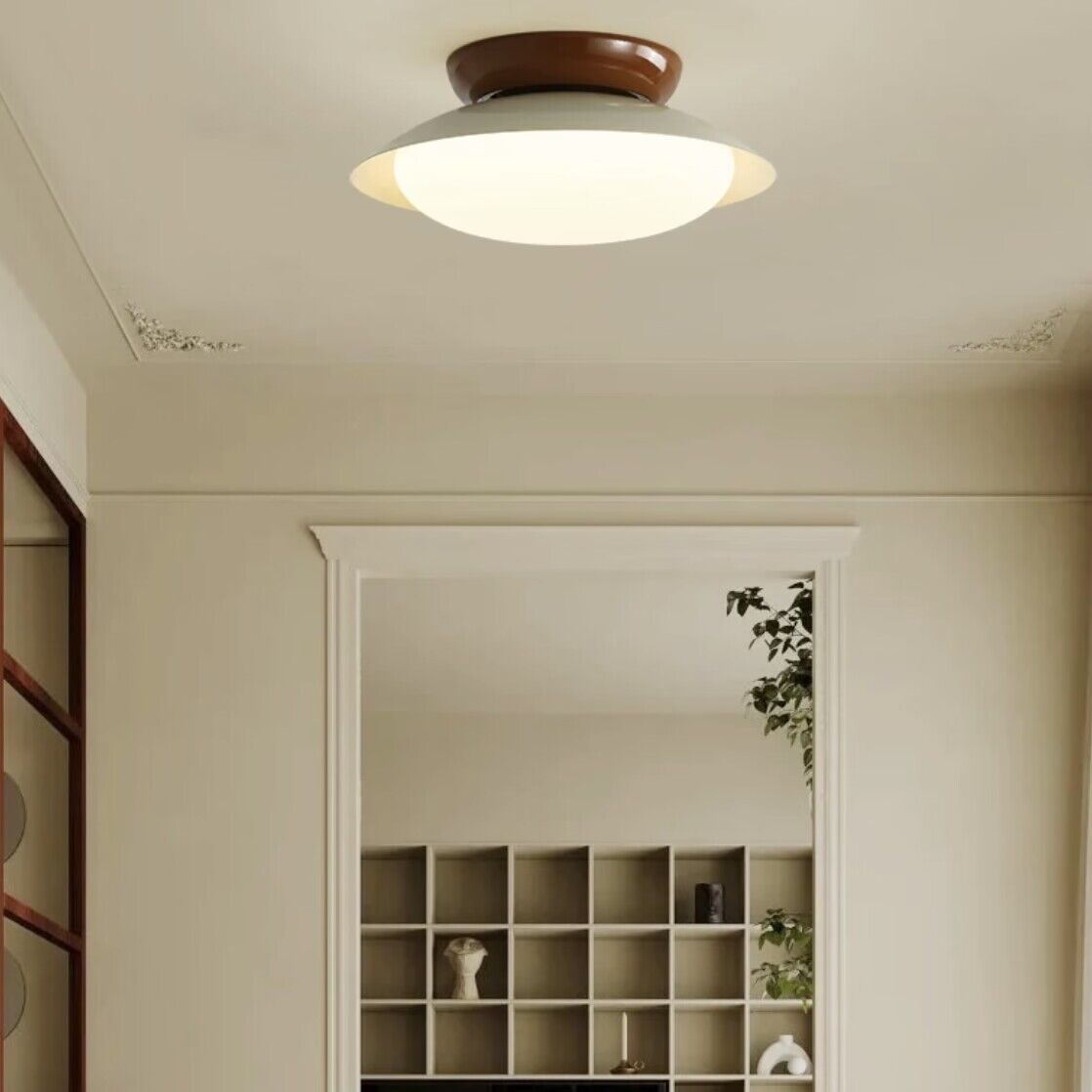 Aira Vintage Bowl-shaped LED Ceiling Light